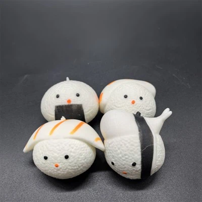 Kawaii PVA pildījumam izspiesti suši